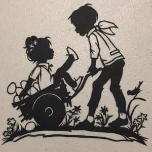 🔥ON SALE🔥Childhood 💖 Handmade PaperCut Silhouette Scherenschn…